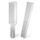 Patelai 2 Pcs Metal Comb for Men Stainless Steel Flat Top Clipper Comb for Men Women Salon, 2 Styles(Silver)