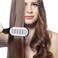 Honeydak Hair Straightening Boar Bristle Clamp Hair Comb, 5 Pieces Alligator Hair Clips, Pin Rat Tail Comb (White Comb)
