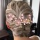 Pink Flower Hair Accessories Set 4pcs Bridal Floral Rhinestone Pearl Gold Leaf Vine Hair Combs Pins Pieces for Wedding Prom