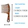 D1   Large wide tooth Handle comb for Curly Hair, 7.4 Inch Mustache and Beard Comb for Men   Elevates, Preserves Curl, Eliminates frizz   Acetate comb (Tortoise)
