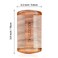 Premium Double-Tooth Sandalwood Pocket Comb Dual-Action Wooden Comb for Men with Fine &amp; Wide Teeth, Mustache Comb, and Protective PU Leather Case