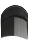 Medline Classic Plastic Combs, Black, 7", Not Made from Natural Rubber Latex, Perfect for Hair Styling, Pack of 12