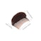 QUUPY 2PCS Hair Decoration Comb Sponge Foam Hair Bump it up Volume Insert Hair Base Styling Accessories Back Do Beehive hair styler Tool(Brown)