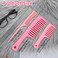 3PCS Pink Wide Tooth Comb for Wet Hair, Mini Hair Combs Set Detangling Comb, Wide Tooth, Fine Tooth, Parting Rat Tail, Hair Styling Comb for Wet Wavy Curly Thick Hair, Women and Men