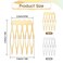 20PCS Small Hair Side Combs French Teeth Hair Combs for Women 5 Teeth Tiny Hair Clip Combs Silver and Gold Plain Blank Crafting DIY Slide Combs Bridal Wedding Veil Comb for Fine Hair