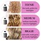 Lusofie 3Pack Weaving Combs for Highlighting, Hair Teasing Parting Comb Highlighting Comb with Long Stainless Steel Rat Tail for Hair Stylist Salon Barbershop Home(Black)