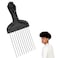 Hair Picks for Curly Hair, 1 Pcs Metal Hair Pick for Black Men Afro Pick Comb Detangling Wig Braid Hair Styling Tool for Women and Men
