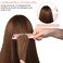 Giantree 3 Pcs Curved Rat Tail Combs, Rat Tail Parting Comb Carbon Fiber Long Steel Pin Teasing Rat Tail Comb for Hair Styling Hair Parting Tools for Women(Pink)