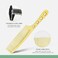 4 Types Metal Comb Professional Aluminum Dressing Comb Set for Barber Hair Styling, Included Fine Cutting Comb, Rat Tail Comb, Detangling Comb, Handle Comb - Rose Gold, Gold, Silver
