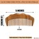Wooden Comb for Women Hair Growth, Labor Comb, Wide Tooth for Curls- Sandalwood