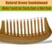 Sandalwood Wide Tooth Comb for Women and Men