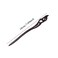 Honbay 2PCS Natural Black Sandalwood Hair Sticks Handmade Ebony Hairpins Retro Wooden Hair Chopsticks