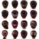 Ruihfas 12 PCS Magic Hair Side Combs Beaded Stretch Double Hair Side Combs Clips Bun Maker Hair Pins Hair Accessories for Women Curly Thick Wavy Hair Ponytail (Random Styles and Colors)