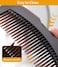 Dandruff Comb, Stainless Steel Fine Tooth Comb, Scalp Psoriasis Comb, Dandruff Remover Comb Scalp Sweep Detoxing Comb, Lice Comb Multifunctional Hairbrush For Scalp Massage Combs for Women Men Kids