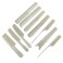 White/Off White Salon Professional Barber Carbon Comb Heat-resistant and Antistatic Comb Set, 8-piece Set/10 piece Set, First Choice for Barbers. (Off White)