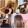 3 Pcs Rat Tail Combs, Mabor C Curved Parting Rat Combs Teasing Fine Tooth Comb with Bend Steel Needle Carbon Fiber Pin Tail Comb for Hair Styling Tools Hair Comb for Parting Women Barber