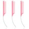 3 Pcs Rat Tail Combs, Mabor C Curved Parting Rat Combs Teasing Fine Tooth Comb with Bend Steel Needle Carbon Fiber Pin Tail Comb for Hair Styling Tools Hair Comb for Parting Women Barber