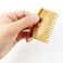 TIHOOD 33PCS Plastic Hair Side Combs Slide Bun Holder with 14 Teeth DIY Headpieces Clips Grips Barrettes Accessories for Women Girls Wedding Brides Veil (Black, Coffee, Transparent)