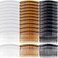 TIHOOD 33PCS Plastic Hair Side Combs Slide Bun Holder with 14 Teeth DIY Headpieces Clips Grips Barrettes Accessories for Women Girls Wedding Brides Veil (Black, Coffee, Transparent)