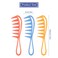 3Pcs Wide Tooth Comb, Large Tooth Combs Wide Tooth Curl Comb Shark Teeth Hair Hairstyle Tool for Curly Wet Wavy Thick Hair Wigs Barber Salon, Women Men (Orange, Blue, Pink)