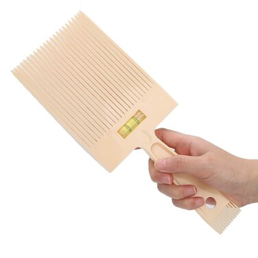 Ejoyous Hair Comb, Professional Flat Top Comb for Barbers, Hairdressers, Beginners - Men, Women Hair Styling and Cutting - ABS Material, Beige, Compact Size