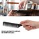 Teasing Comb, 3 Row Comb Hair Care Hair Styling Modeling Comb Lightweight Hair Salon Supplies Comb (Black)