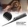 Teasing Comb, 3 Row Comb Hair Care Hair Styling Modeling Comb Lightweight Hair Salon Supplies Comb (Black)