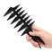 Extra Wide Tooth Comb Men Texture Comb Men Hair Comb Styling Comb Salon Barber Comb Double Sided Comb Wide Comb Men Comb for Hair Slick back Comb Men Hair Styling Comb for Men Boy Cool Girl (Black)