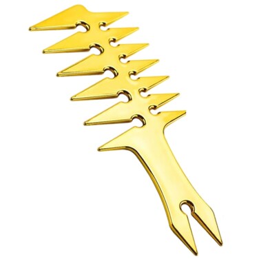 Extra Wide Tooth Comb Men Texture Comb Men Hair Comb Styling Comb Salon Barber Comb Double Sided Comb Wide Comb Men Comb for Hair Slick back Comb Men Hair Styling Comb for Men Boy Cool Girl (Gold)