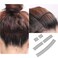 U Shaped Hair Pins,Finishing Fixer Comb Pins Material All weather Retention Design Different Hairstyles for Women (black)