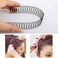Teeth Hair Clip Combs,Metal Hair Side Combs U shaped Hair Finishing Fixer Comb Pins Material All Weather Retention Different Hairstyles for Women (black)