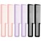 6 Pieces Hair Cutting Comb for Women, Professional Barber Combs All Purpose Clipper Comb Hairstylist Hair Comb for Home Salon (Black, Purple and Pink)