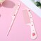 2PCS Small Cute Hair Comb Mini Hair Combs Set for Women Girls Kids Fine Tooth Rat Tail Comb Portable Travel Shower Detangling Comb Hairdressing Hair Styling Comb Gift for Wet Dry Curly,Pink Strawberry
