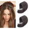 2Pcs Brown Black Hair Comb Bump It Up Volume Hair Base Insert Tool Hair Bun Invisible False Hair Clip Fluffy Styling Increased Hair Pad for Women
