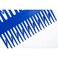 Hair Highlight Comb,4 Colors Hair Dyeing Comb Hair Highlight Sectioning Comb Hair Tint Coloring Dye Styling Tools (Blue)