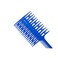 Hair Highlight Comb,4 Colors Hair Dyeing Comb Hair Highlight Sectioning Comb Hair Tint Coloring Dye Styling Tools (Blue)