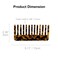 2-Pack Large Hair Detangling Comb, French Hair Comb Wide Teeth Pocket Comb for Thick Curly Wavy Hair, Detangler Comb Styling Comb
