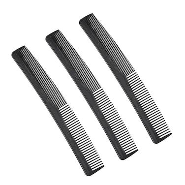 3 Packs Hair Combs for Men and Women Barber Comb Carbon Combs for Hair Styling (Black)