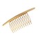 2PCS Metal Alloy Hair Side Combs Silver+Golden French Twist 10 Teeth Comb Hair Clip Hair Fork Pigtail Holders Mini Hair Tools for Wedding Daily Gift
