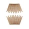6 Pairs Interlocking Hair Combs Double Side Comb Hair Jaw Clamps Hair Clips Ponytail Holder Hair Styling Accessories for Women Ladies Girls (Mixed Color)