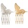 4 Pcs Vintage Butterfly Hair Combs Metal Hair Side Comb Clips Wedding Bridal Headpiece Hair Accessories for Women and Girls (2 Gold &amp; 2 Silver)