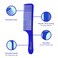 400 Barber Combs Clipper Comb Cutting Combs Flexible Styling Blending Fades Mens Combs Flattop 1 Pc.. (Blue)