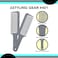 401 Barber Comb Flattops Clipper Comb Hair Cutting Wavy Teeth Heat Resistant Bear Combs Flat Top Comb 1 Pc. (Gray)