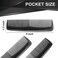 100 Pack Combs Individually Wrapped, Black (100), Plastic, Hair Comb, For Hotel, Airbnb, Shelter/Homeless/Nursing Home/Charity, Unisex, Fine Hair, 14 cm/ 5.5 inches, Manual