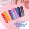 200 Pack Combs Individually Wrapped, Pocket Combs In Bulk Individually Wrapped,Bulk Combs For Homeless Individually Wrapped For Hotel,Airbnb,Shelter/Homeless/Nursing Home/Charity(8 Colors,200)