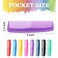 200 Pack Combs Individually Wrapped, Pocket Combs In Bulk Individually Wrapped,Bulk Combs For Homeless Individually Wrapped For Hotel,Airbnb,Shelter/Homeless/Nursing Home/Charity(8 Colors,200)