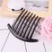 6 Pcs Plastic Hair Side Combs French Twist Comb Tortoise Side Comb Hair Clip Comb Accessories with Seven Teeth for Women Girls