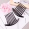 6 Pcs Plastic Hair Side Combs French Twist Comb Tortoise Side Comb Hair Clip Comb Accessories with Seven Teeth for Women Girls