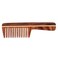 SVATV Handcrafted Neem wood Comb For Detangling Hair For Thick, Curly And Wavy Hair, Non-static And Eco-friendly With Wide Tooth For Grooming Hair Comb - N-81