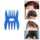 Tbestmax 6 Pcs Hair Comb Styling Set Tail Combs Afro Pick Pik Brushes African American Hair Brush Barber Blue